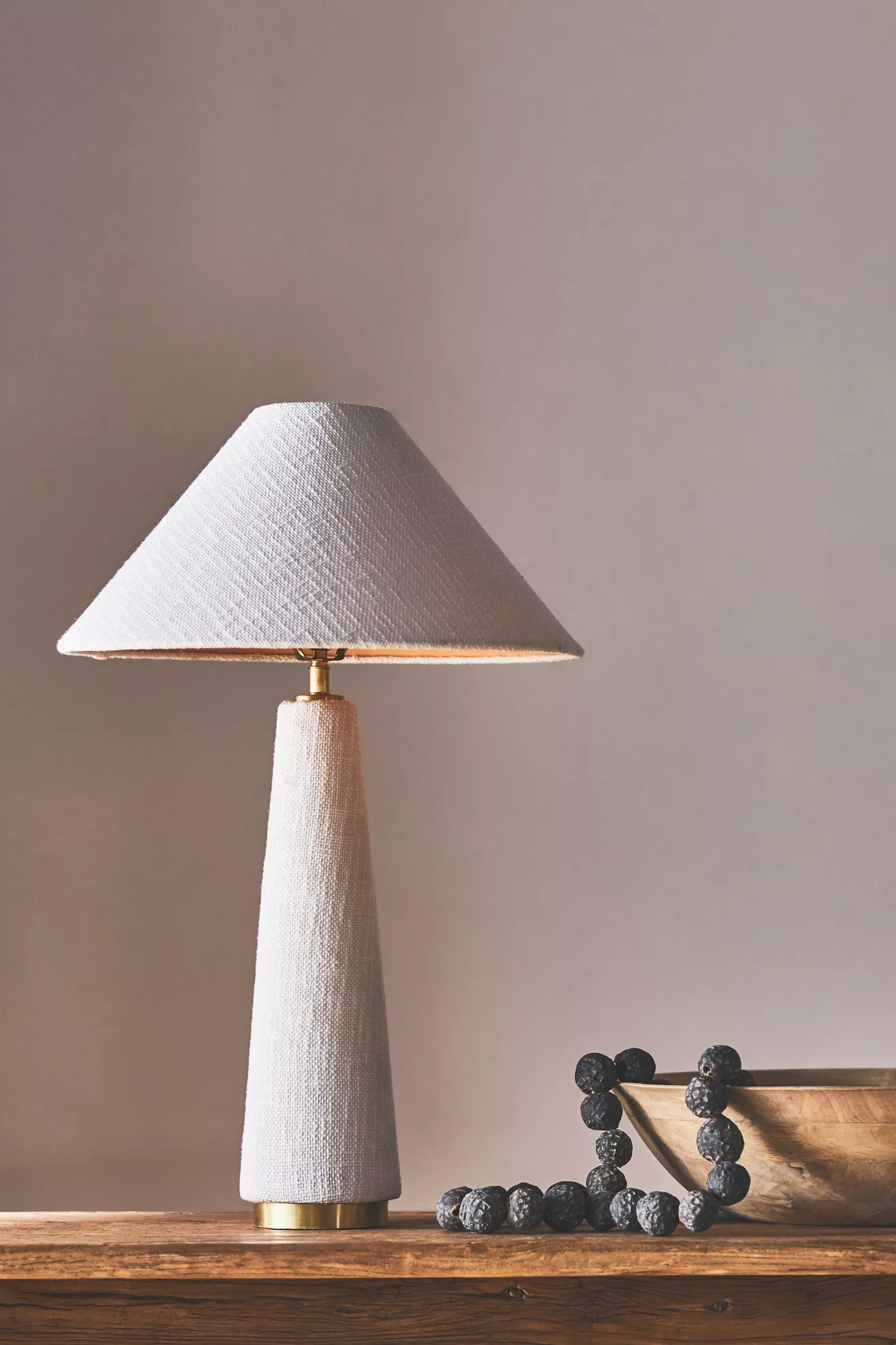 Lulu Linen Empire Buffet Table Lamp - thumbnail 5