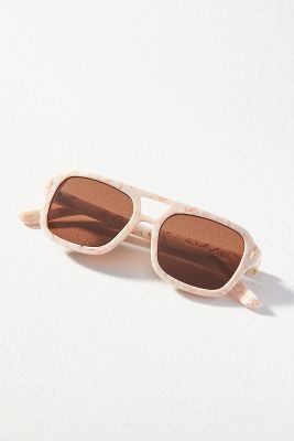 Shop I-sea X Anthropologie Royal Polarized Sunglasses In Pink