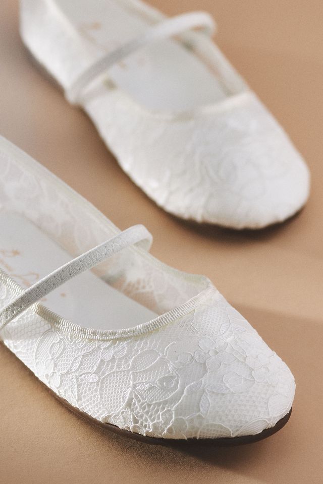 Princess Daliana Lace Flower Girl Flats #2