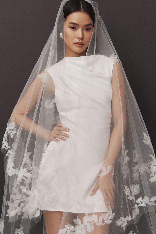 Enaura 3D Floral Cathedral Veil #2