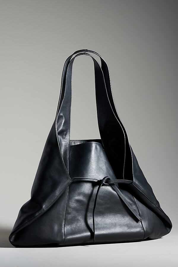 Reformation Vittoria East-west Tote Bag In Black