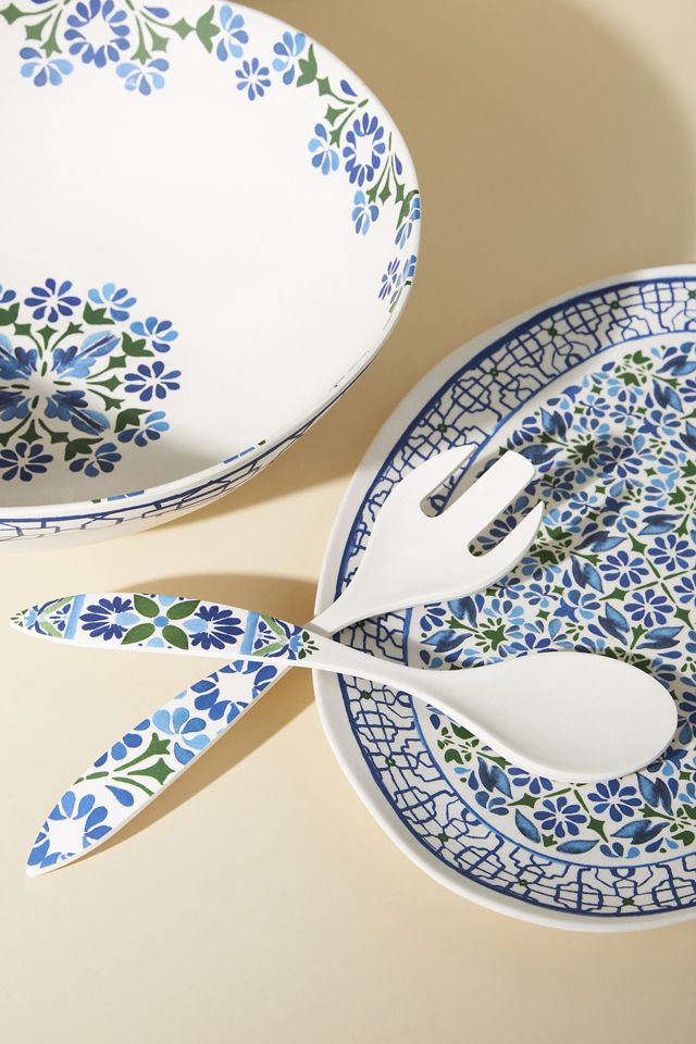 Sea Tile Melamine Serving Set #1
