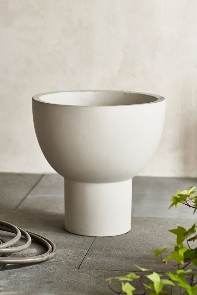 Pedestal Bowl Concrete Planter #5