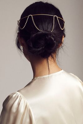 Hushed Commotion Channing Pearl Hair Chain