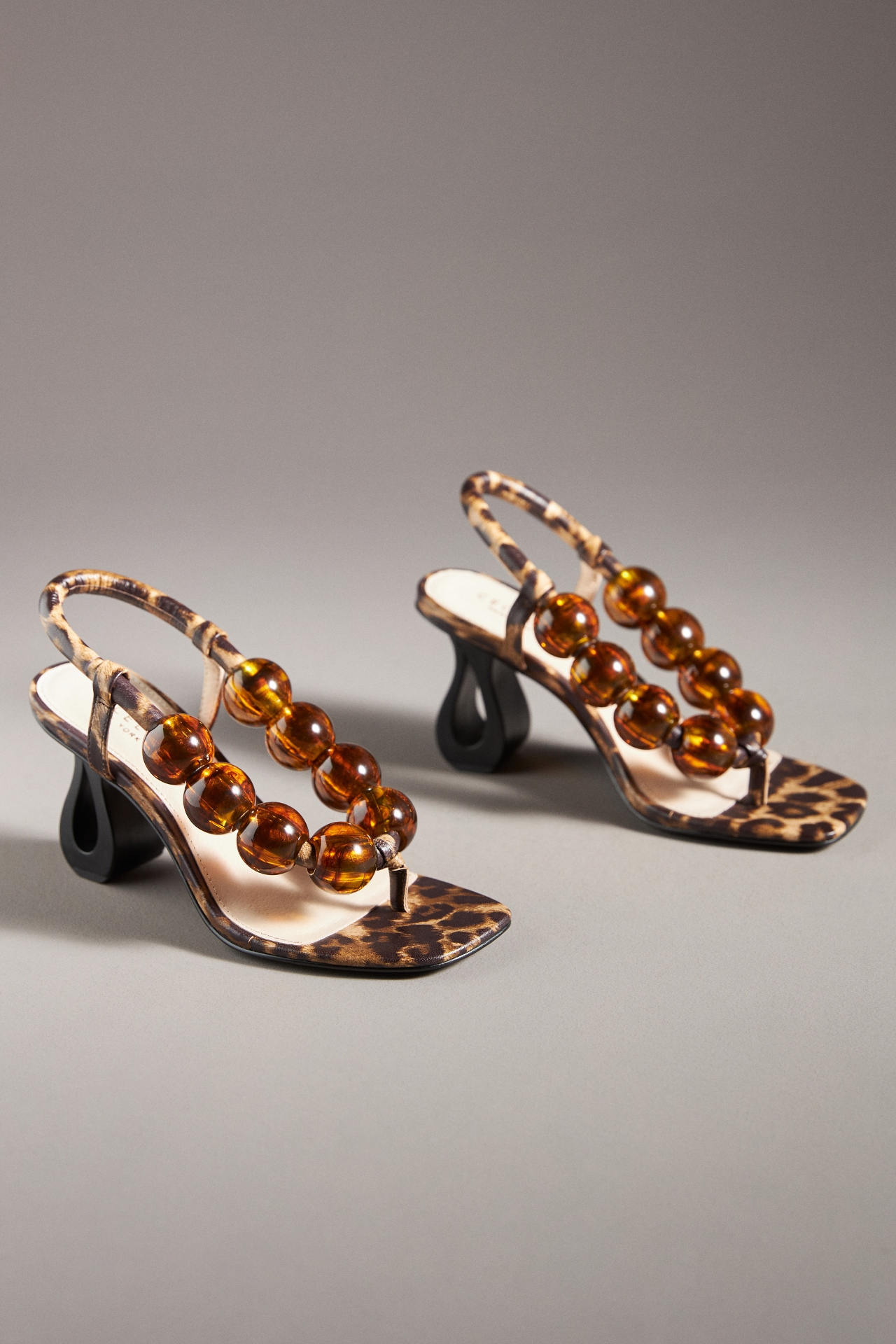 Cecelia New York Calico Beaded Heels