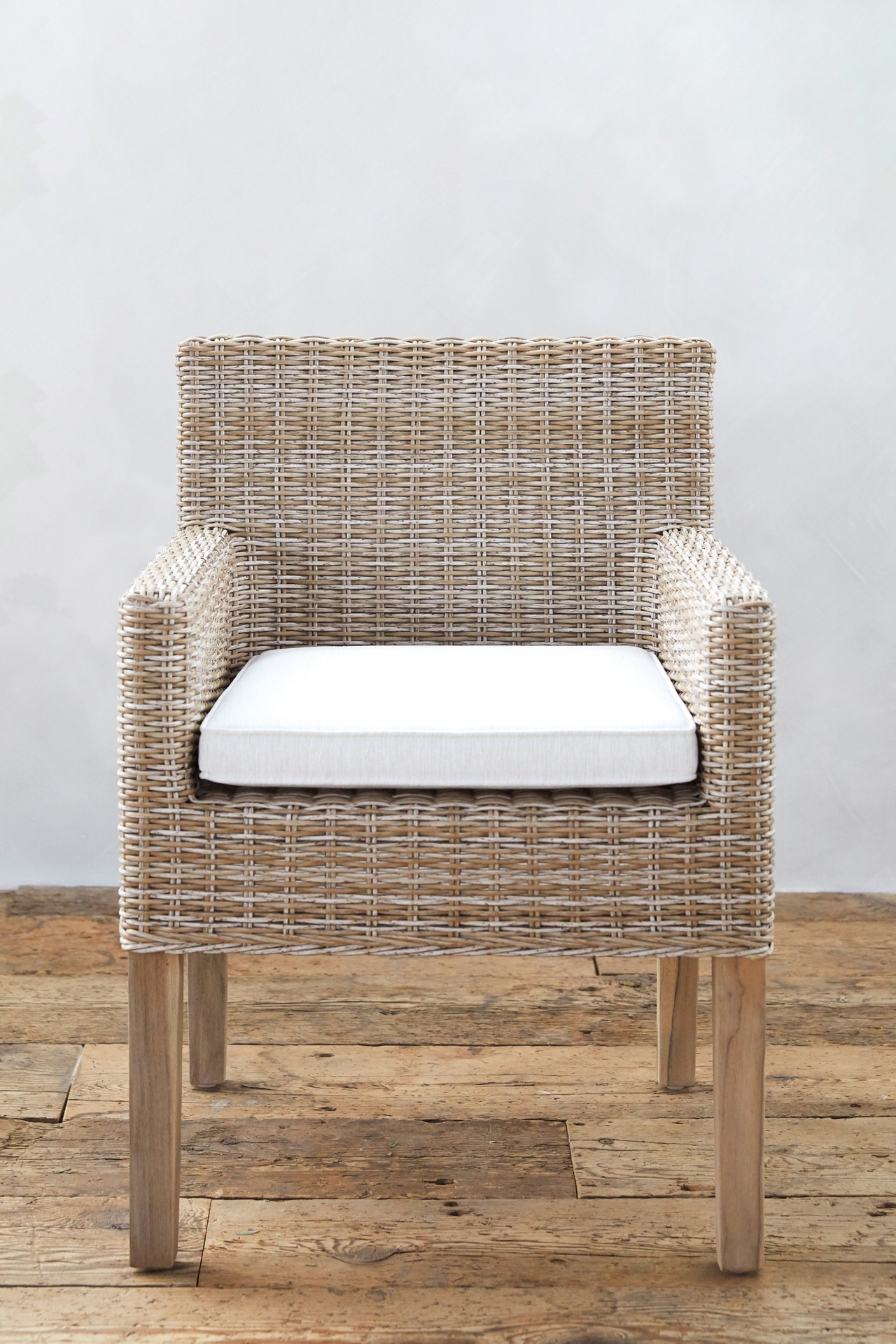 Ridgeline Wicker + Teak Armchair