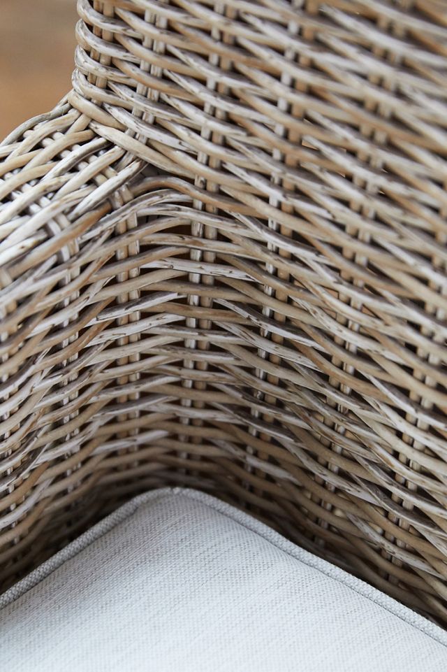 Ridgeline Wicker + Teak Armchair #3