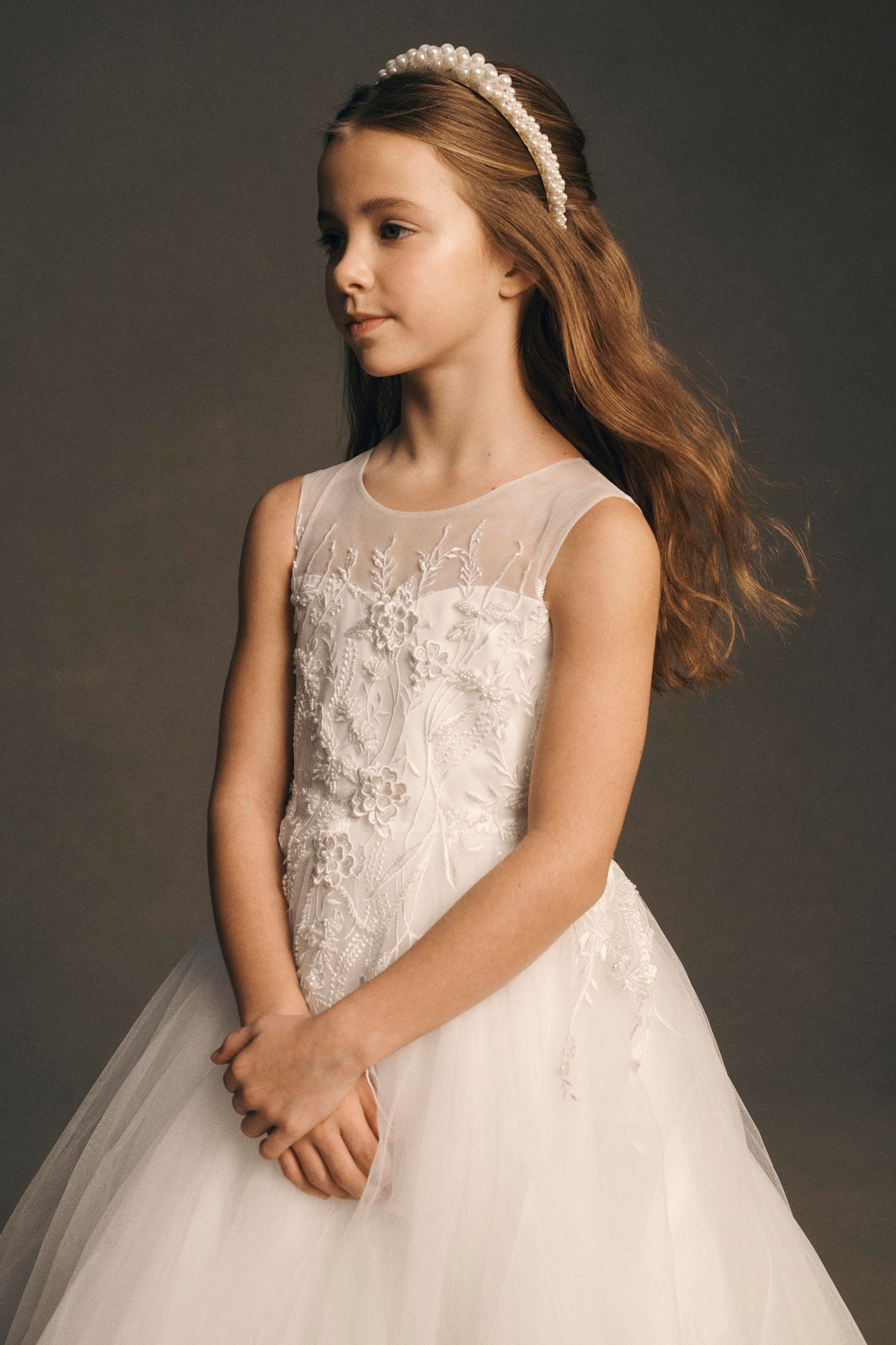 Princess Daliana Illuminated 3D Flower Girl Dress