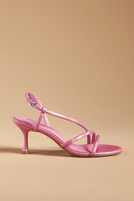 Lola Cruz Woman Sandals Fuchsia Size 11 Leather In Pink
