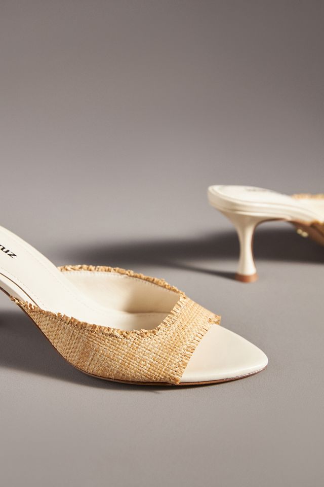 Lola Cruz Melissa Raffia Heels #2