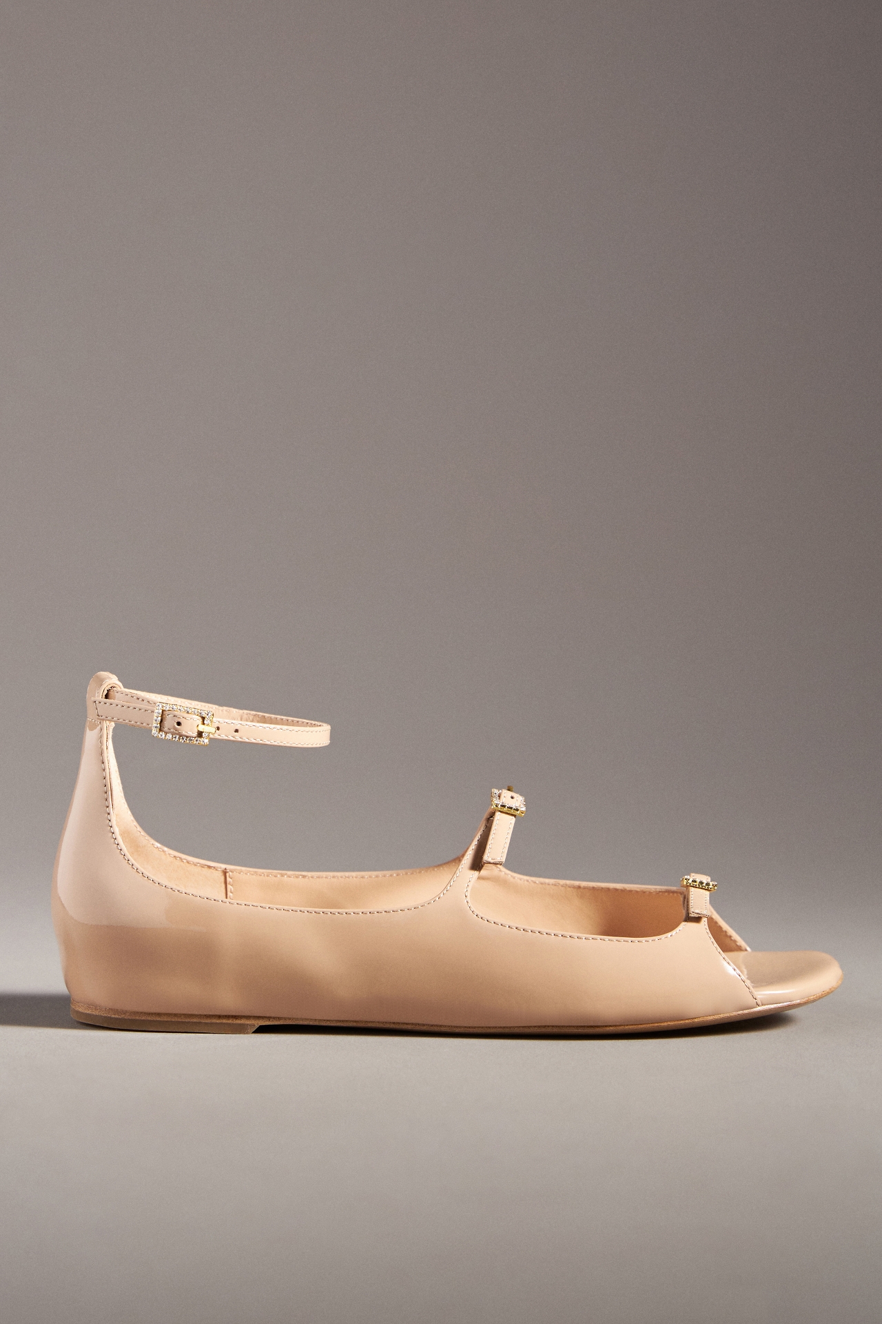 Lola Cruz Cara Buckle Flats