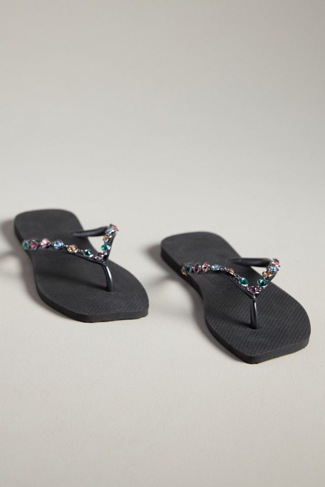 Havaianas Slim Square Luxury Thong Sandals #1