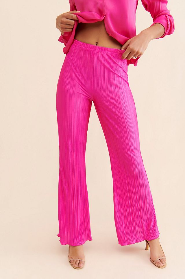 Good American Always Fit Plisse Pants #3