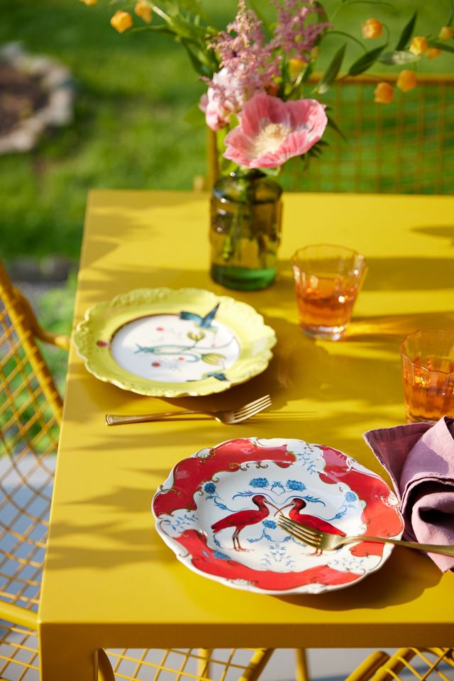 アンソロポロジー★プレート２枚★NatureTable　Lou Rota Anthropologie Lou Rota Nature Table Motif Stoneware Plates 9