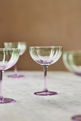 Shop Anthropologie Lille Coupe Glasses, Set Of 4
