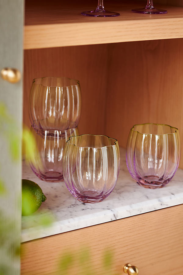 Lille Stemless Wine Glasses, Set of 4