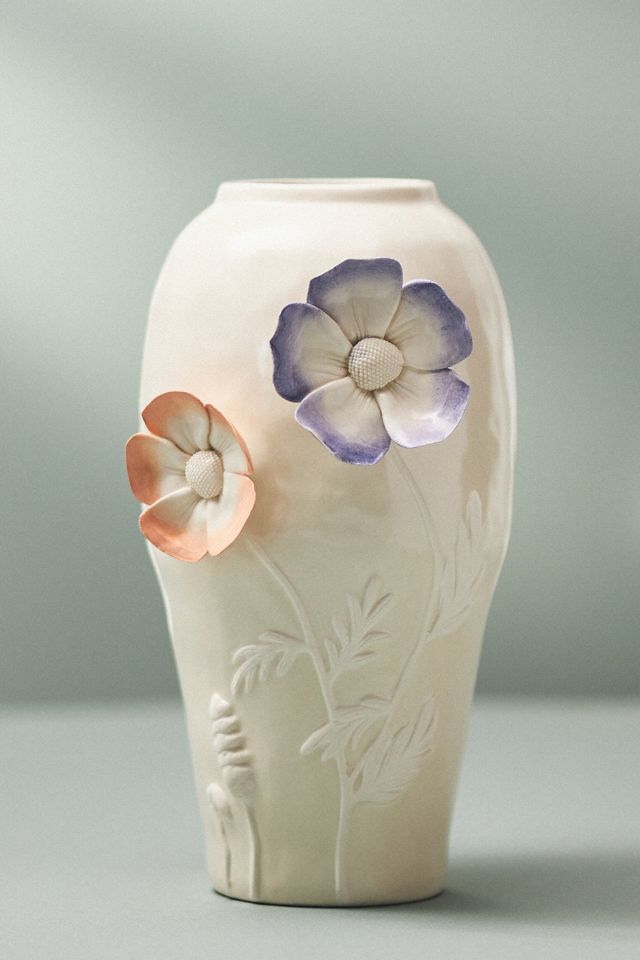 Daria Sculpted Floral Vase #1
