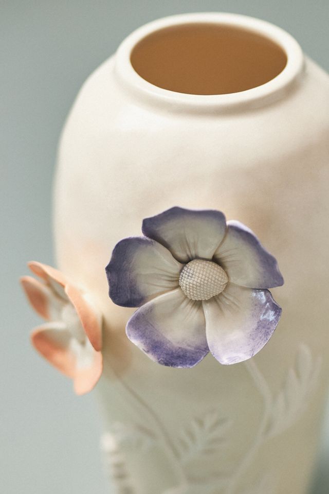 Daria Sculpted Floral Vase #2