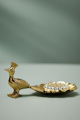 Peacock Trinket Dish