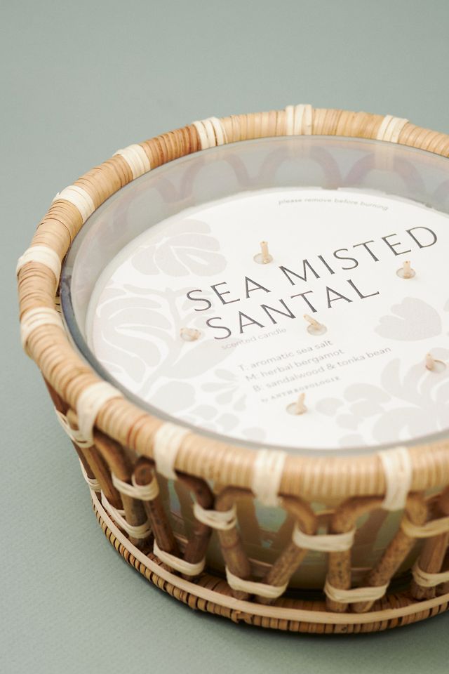 Cabano Woody Sea Misted Santal Rattan Candle #2