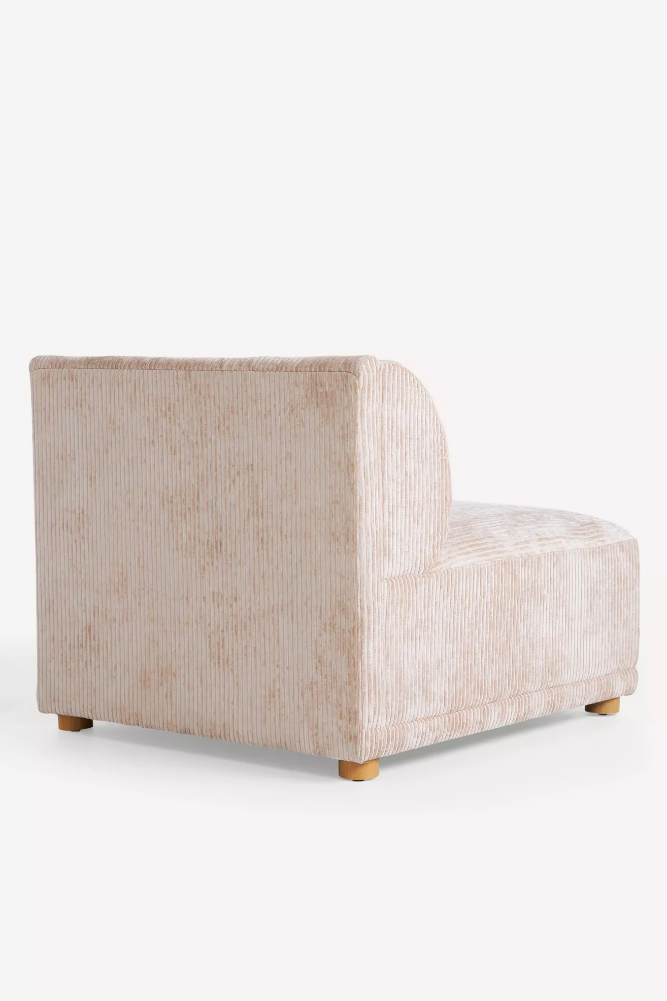 Rear left angle showing modular seating unit from back
