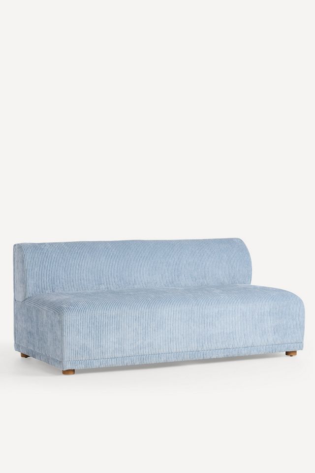 Celine Corduroy Modular Armless Sofa #4
