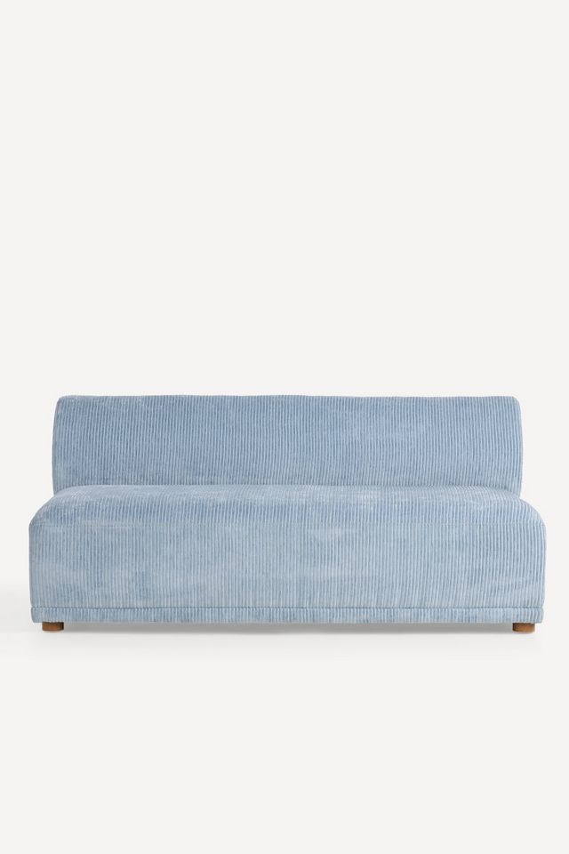 Celine Corduroy Modular Armless Sofa #1