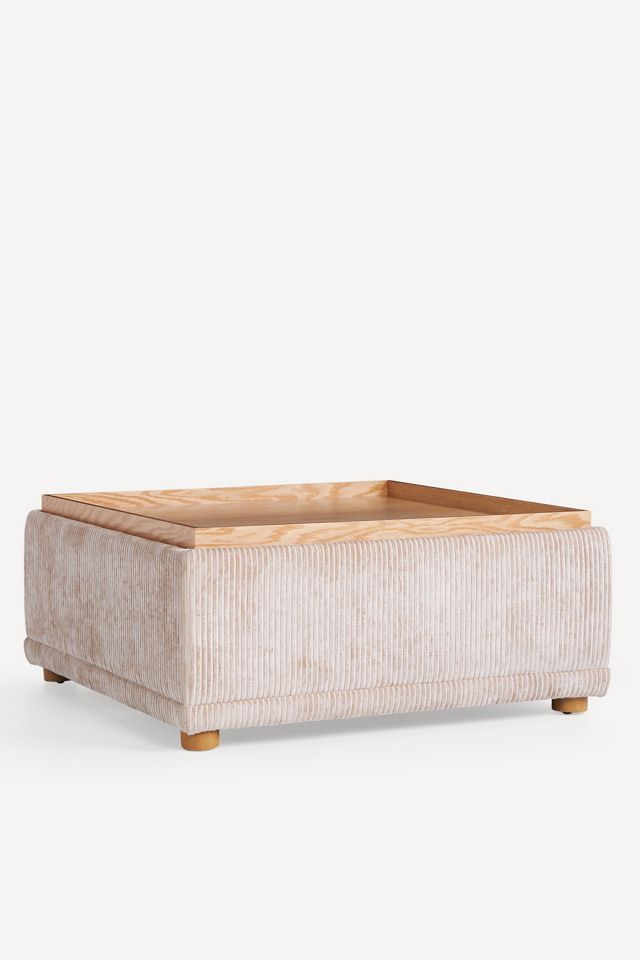 Celine Corduroy Large Storage Ottoman #4