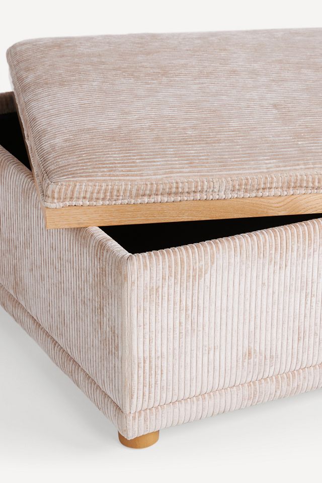 Celine Corduroy Large Storage Ottoman #2