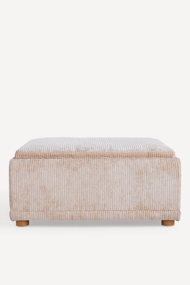Celine Corduroy Large Storage Ottoman #3