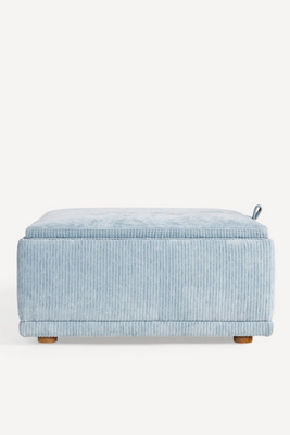 Anthropologie Corduroy Celine Large Storage Ottoman