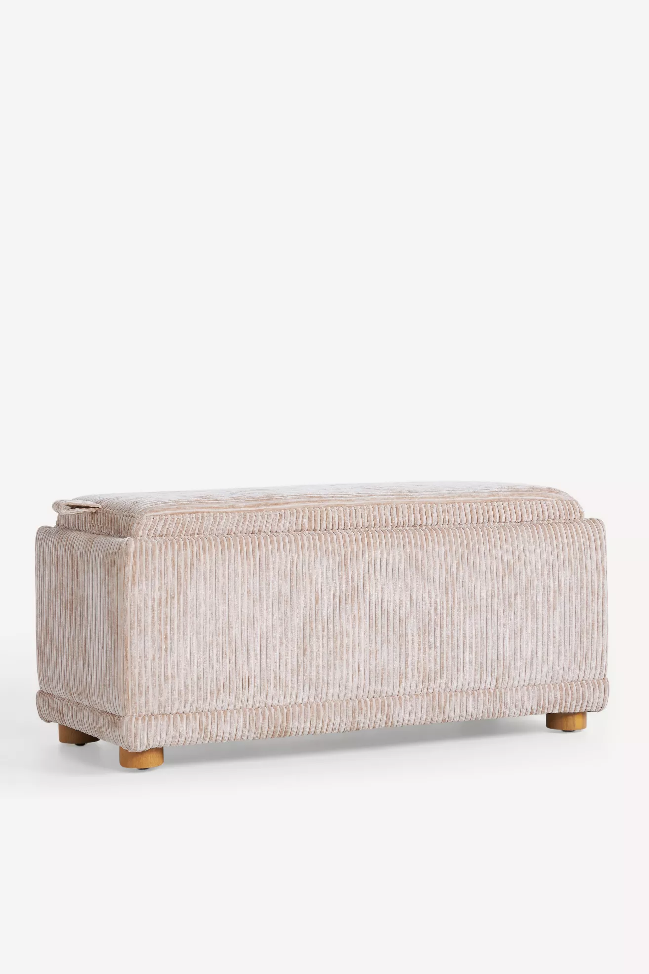 Celine Corduroy Small Storage Ottoman - Anthropologie