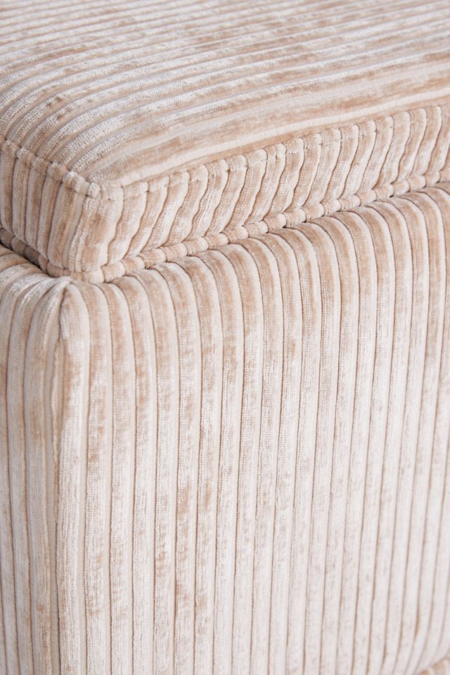 Celine Corduroy Small Storage Ottoman #3
