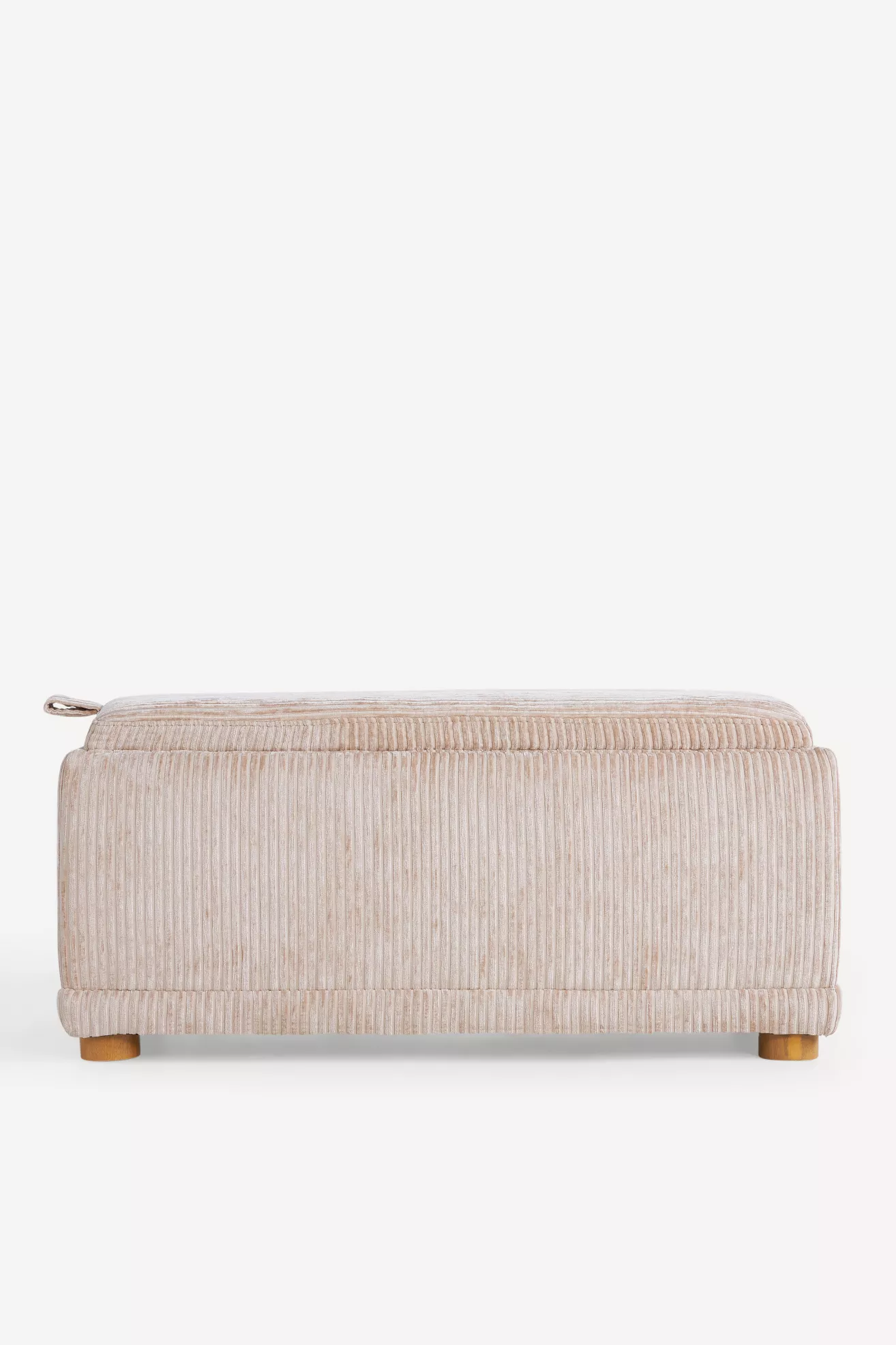 Celine Corduroy Small Storage Ottoman - Anthropologie
