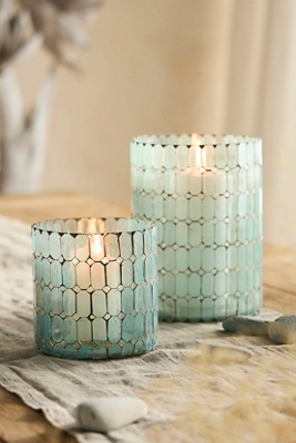 Paned Mosaic Hurricane, Blue (Small)