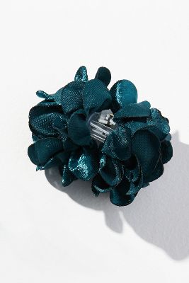 By Anthropologie Rosette Hair Claw Clip In Blue