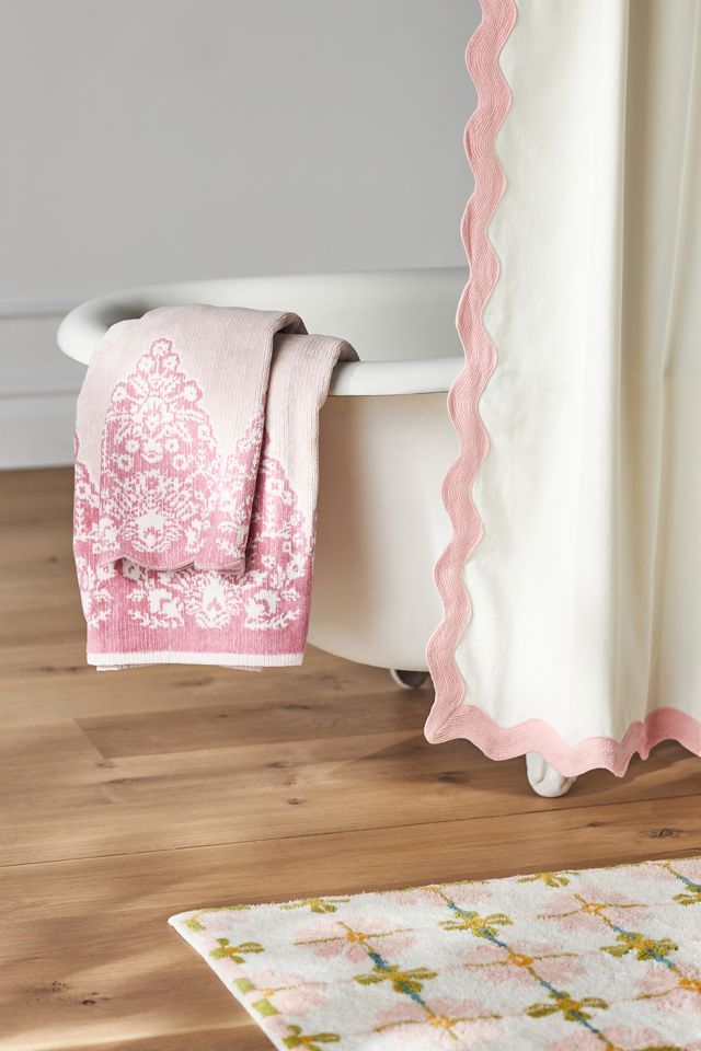 Daisy Tile Tufted Cotton Bath Mat #2