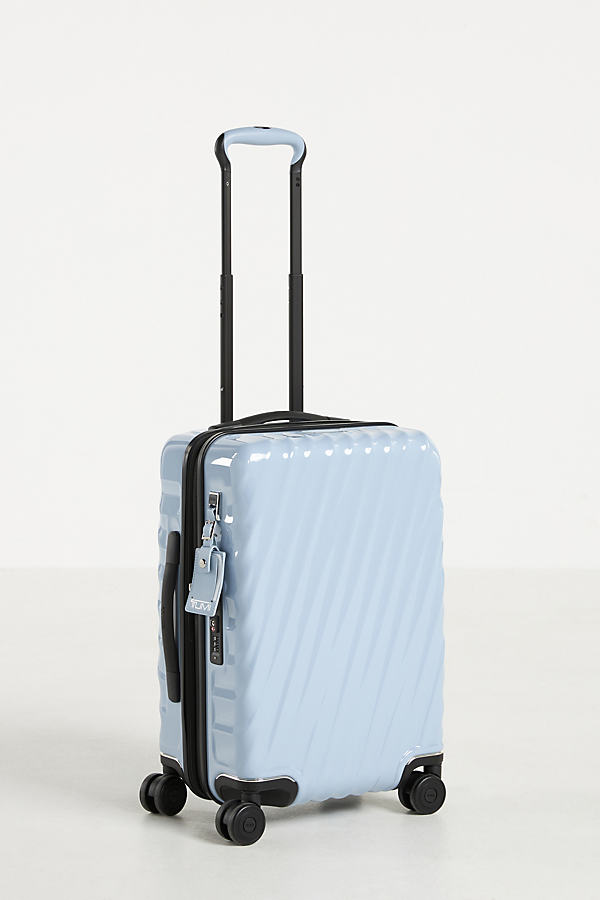 Shop Tumi International Carry-on Suitcase In Blue