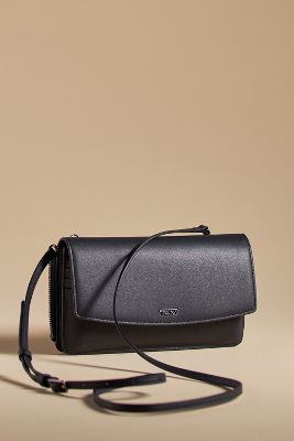 Tumi Wallet Crossbody Bag In Black