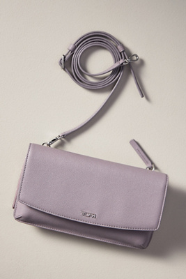 Tumi Belden Leather Wallet Crossbody Bag