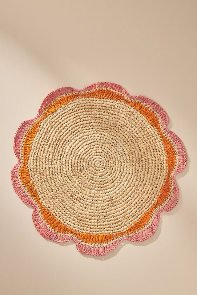 Handwoven Garden Party Placemat #2