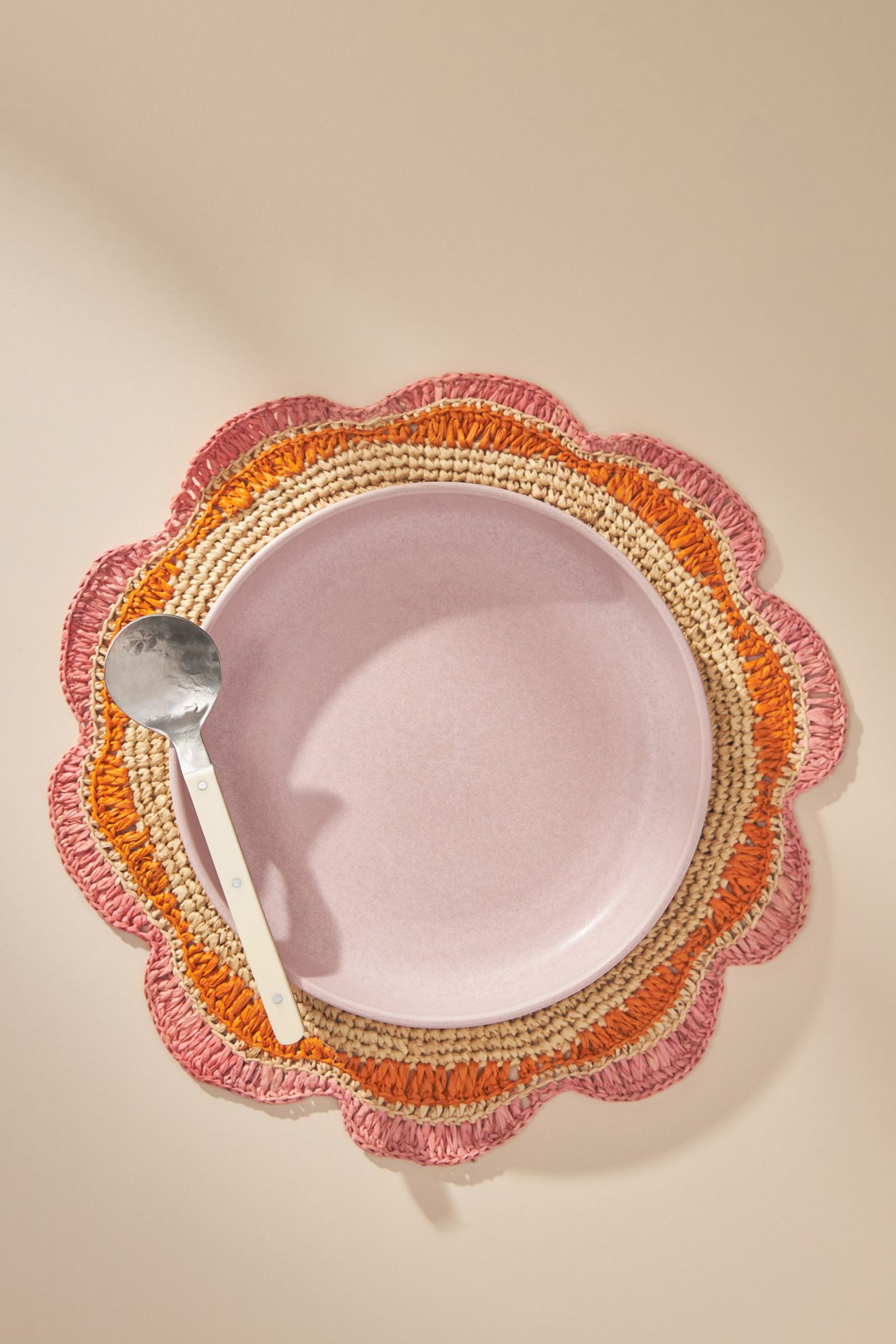 Payton James Handwoven Garden Party Placemat - Warm, One Size