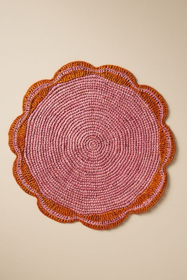 Handwoven Garden Party Placemat #1