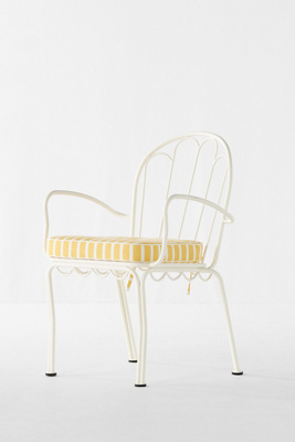 Business & Pleasure Co. The Al Fresco Dining Chair In White