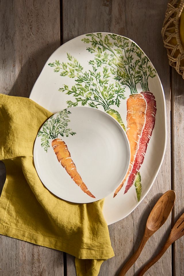 Heirloom Carrot Ceramic Plate #3