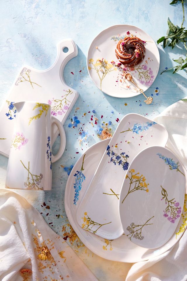 Floral Bunches Serving Board #2