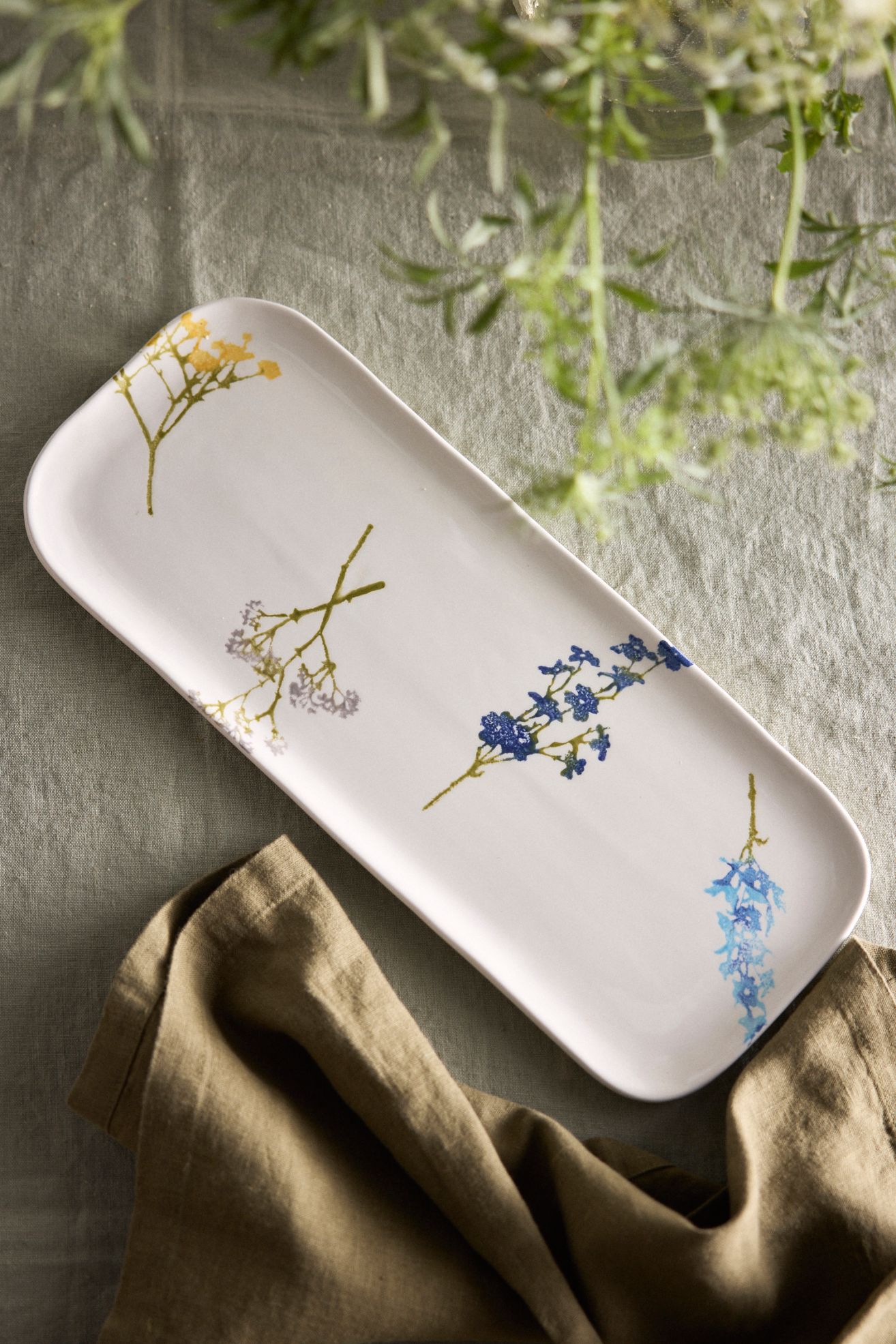 Floral Bunches Serving Tray - Multi, One Size