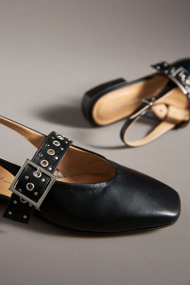 Intentionally Blank Pearl Slingback Flats #3