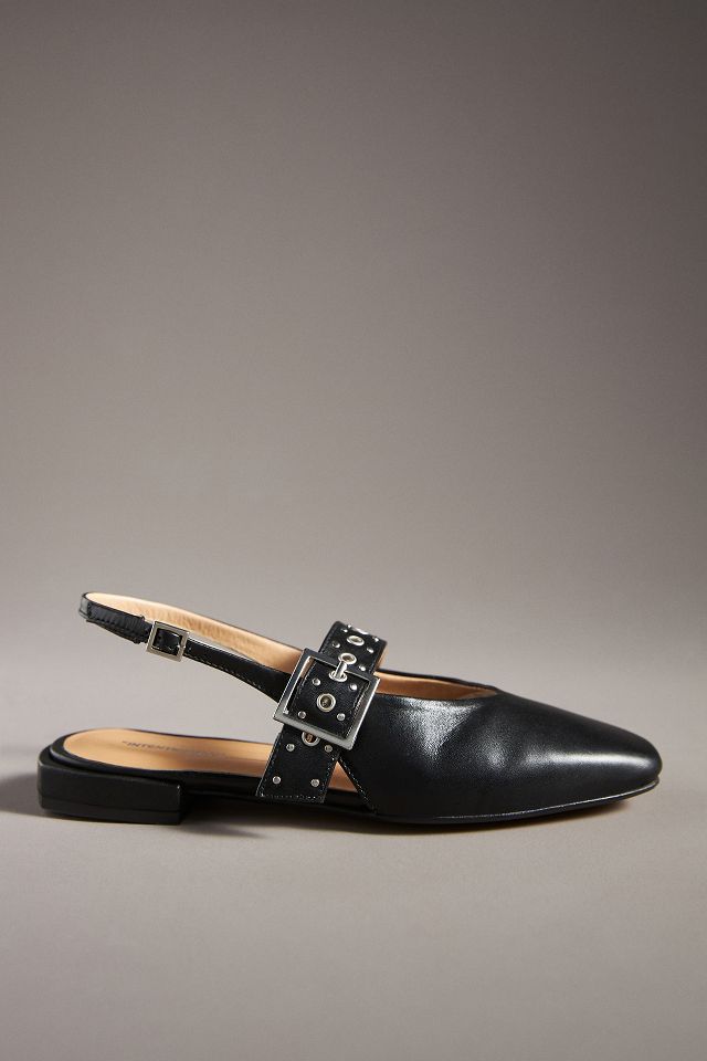 Intentionally Blank Pearl Slingback Flats | Anthropologie