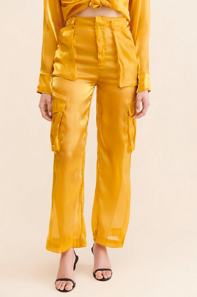 Audette Saskia Cargo Sheer Pants #2